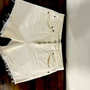 Agolde high rise denim shorts barely worn